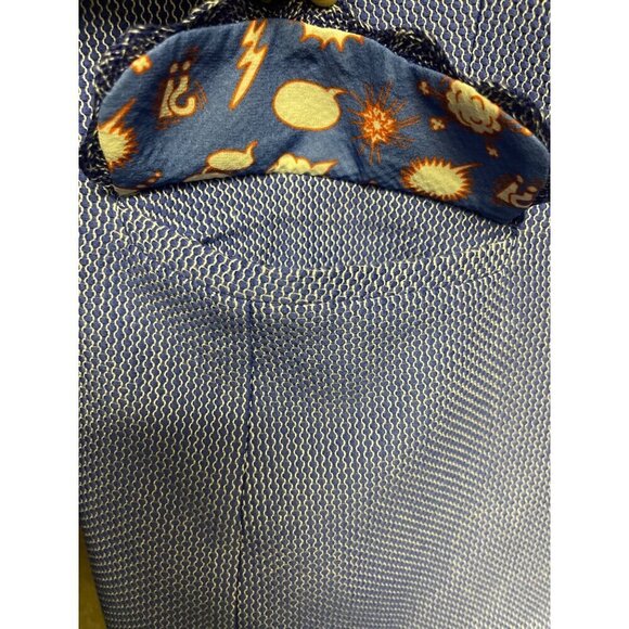 Maison Common Blue Tweed Silk Cotton Evening Jacket Caption Lining Women's EU 42 - Picture 3 of 10